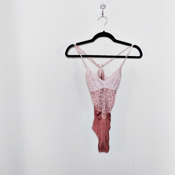 Aerie Ombre Lace & Shine Bodysuit Size Small - Picture 1 of 11